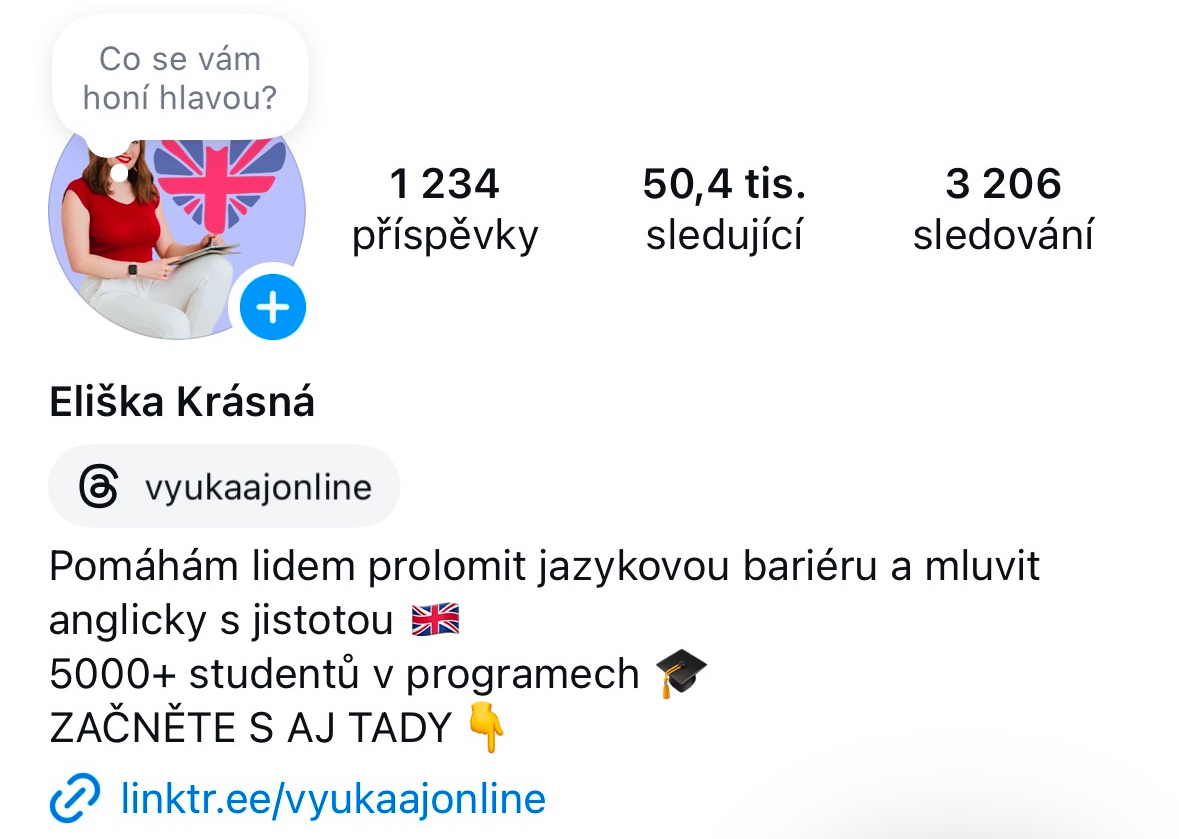 Eliška Krásná / vyukaajonline – ukázka výsledku