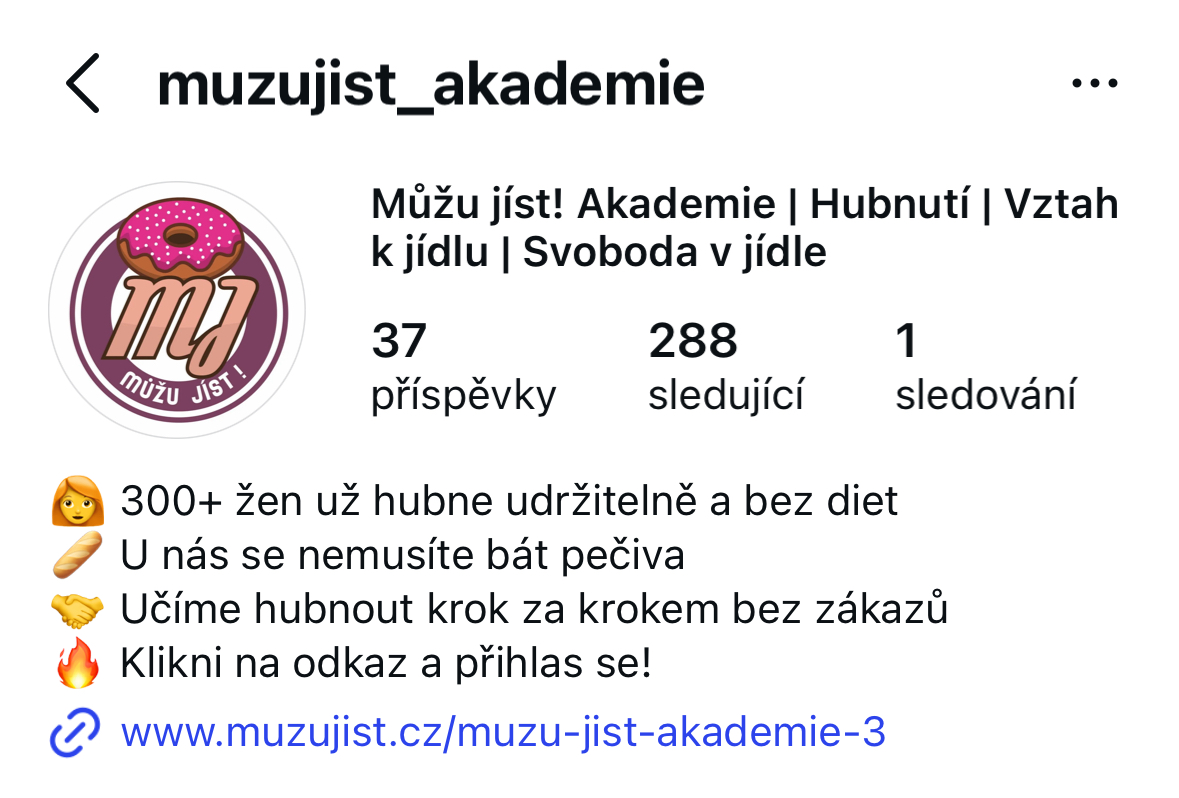 Kristina Ivančová / Můžu jíst Akademie – ukázka výsledku